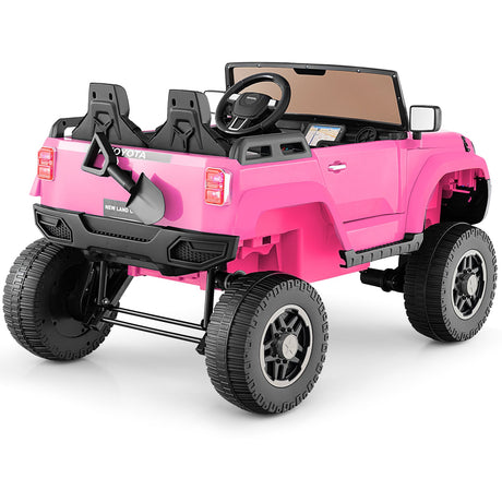 Coche Eléctrico de 2 Plazas 24V para Niños con Mando a Distancia, 4x4/2x4 Conmutable, para Edades 3+