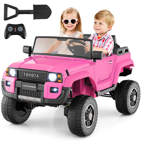 Coche Eléctrico de 2 Plazas 24V para Niños con Mando a Distancia, 4x4/2x4 Conmutable, para Edades 3+