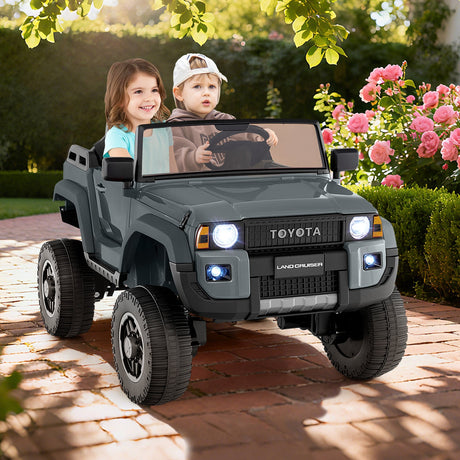 Coche Eléctrico de 2 Plazas 24V para Niños con Mando a Distancia, 4x4/2x4 Conmutable, para Edades 3+