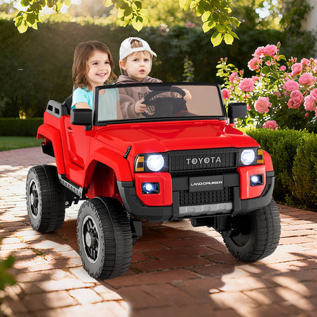 Coche Eléctrico de 2 Plazas 24V para Niños con Mando a Distancia, 4x4/2x4 Conmutable, para Edades 3+
