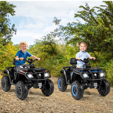 Todoterreno para niños de 24 V y 2 asientos con 4 motores, luces LED y música