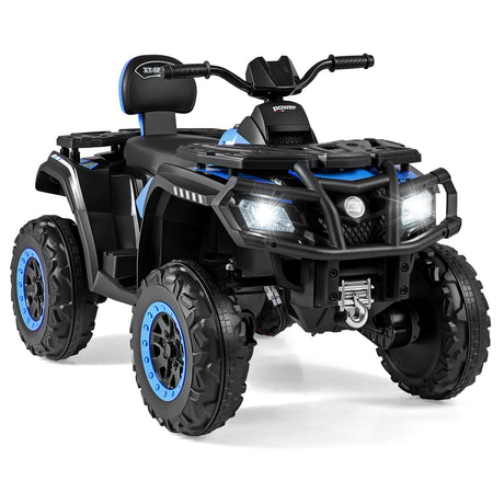 Todoterreno para niños de 24 V y 2 asientos con 4 motores, luces LED y música