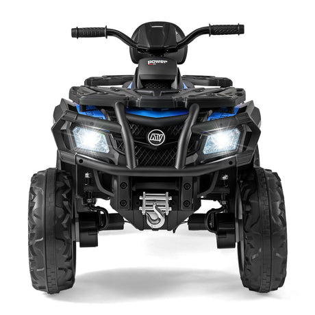 Todoterreno para niños de 24 V y 2 asientos con 4 motores, luces LED y música