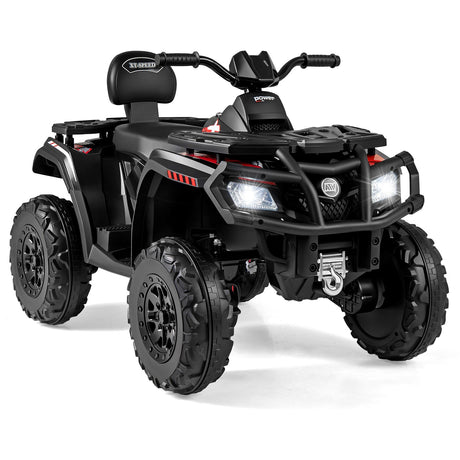 Todoterreno para niños de 24 V y 2 asientos con 4 motores, luces LED y música