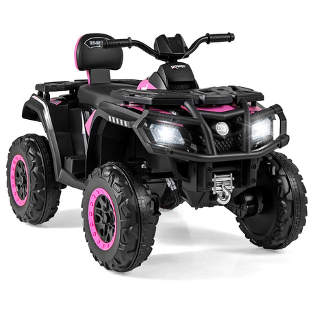 Todoterreno para niños de 24 V y 2 asientos con 4 motores, luces LED y música