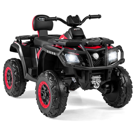 Todoterreno para niños de 24 V y 2 asientos con 4 motores, luces LED y música