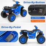 ATV Eléctrico Montable de 24 V para Niños con Conexión Inalámbrica, para Niños Pequeños de 3 a 8 Años
