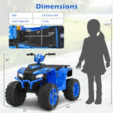 ATV Eléctrico Montable de 24 V para Niños con Conexión Inalámbrica, para Niños Pequeños de 3 a 8 Años