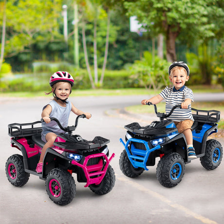 Coche Quad Eléctrico ATV para Niños de 24V con Sonidos Realistas y Luces LED