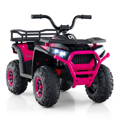 Coche Quad Eléctrico ATV para Niños de 24V con Sonidos Realistas y Luces LED