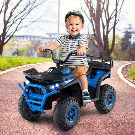 Coche Quad Eléctrico ATV para Niños de 24V con Sonidos Realistas y Luces LED