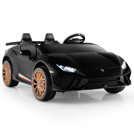 Coche Montable 24V para Niños, 4x4, 2 Plazas, Lamborghini con Licencia, Vehículos Eléctricos con Música