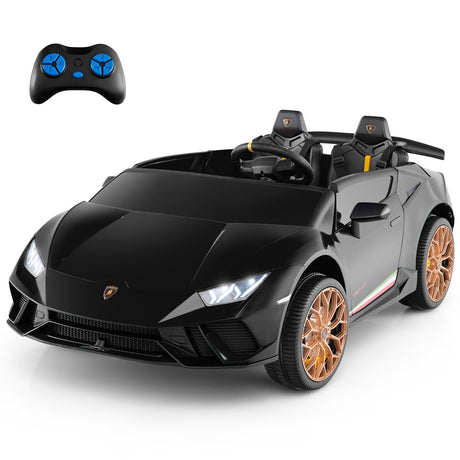 Coche Montable 24V para Niños, 4x4, 2 Plazas, Lamborghini con Licencia, Vehículos Eléctricos con Música