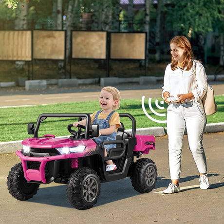 Coche Eléctrico de 24 V para Niños con Volquete y Control Remoto