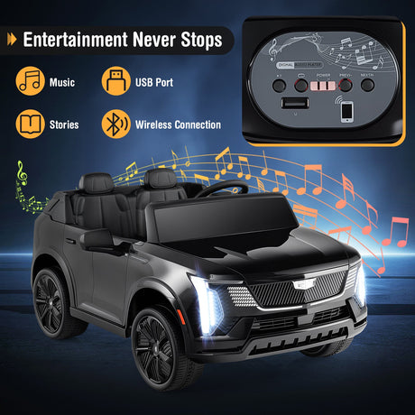 Camión Montable de 24 V, 2 Asientos, Cadillac con Licencia y Control Remoto