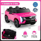 24V Ride on Truck 2-Seater Licensed Cadillac with Remote Control