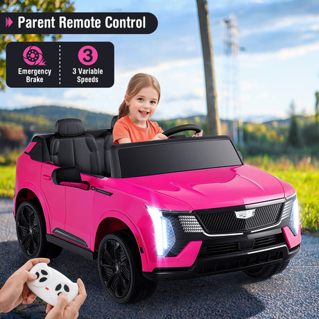 Camión Montable de 24 V, 2 Asientos, Cadillac con Licencia y Control Remoto