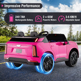 24V Ride on Truck 2-Seater Licensed Cadillac with Remote Control