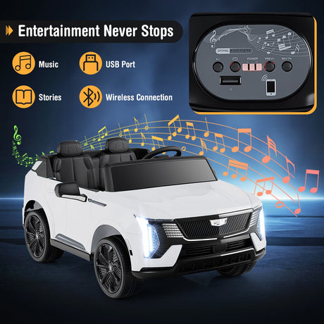 Camión Montable de 24 V, 2 Asientos, Cadillac con Licencia y Control Remoto