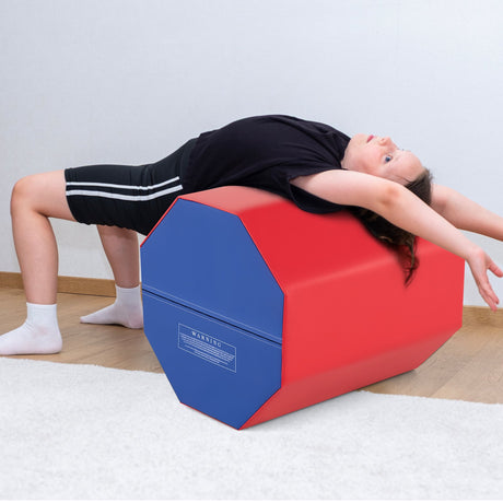 Colchoneta de gimnasia octogonal de 24,5 x 24,5 pulgadas con funda impermeable con cremallera