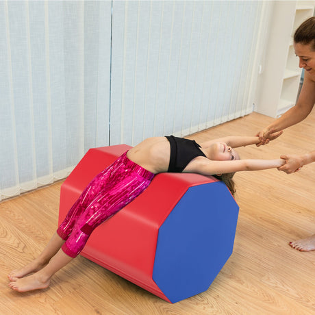 Colchoneta de gimnasia octogonal de 24,5 x 24,5 pulgadas con funda impermeable con cremallera