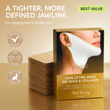 Mascarilla lifting facial V-Line oro 24K 20 unidades