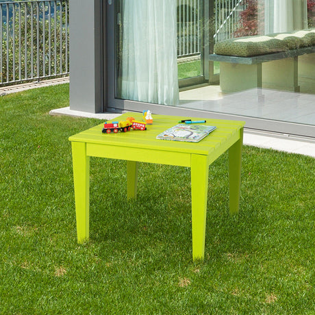 Mesa cuadrada de juegos y actividades para niños de 25.5 pulgadas