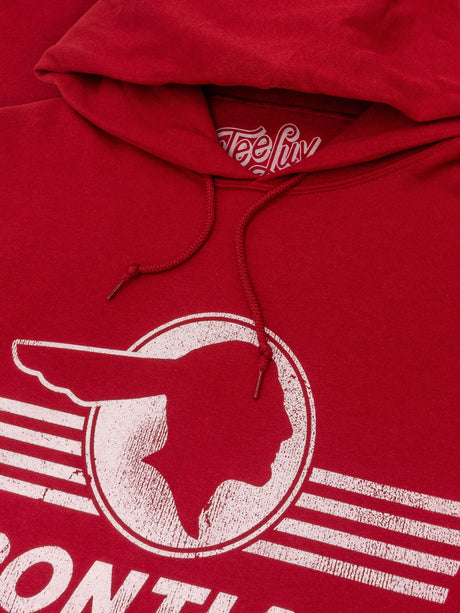 Pontiac Logo Hooded Sweatshirt - Red