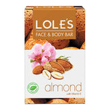 Lole Almond Solid Soap 100g - Natural Moisturizing Bar | Pure Plant-Based