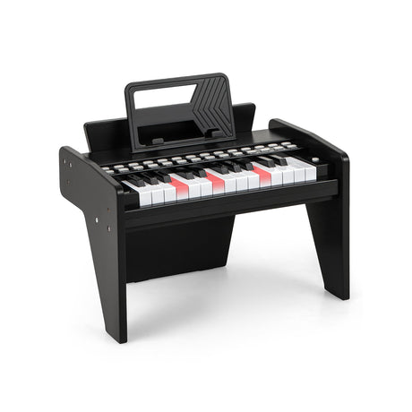 Teclado de piano para niños de 25 teclas con velocidad y volumen ajustables