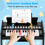 Teclado de piano para niños de 25 teclas con velocidad y volumen ajustables