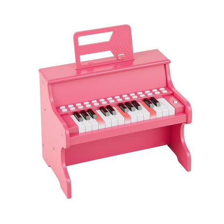 Teclado de piano para niños de 25 teclas con velocidad ajustable y modo de enseñanza