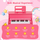 25 Keys Kids Piano Keyboard with Adjustable Speed and Teaching Mode