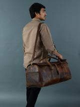 El bolso de lona Bolton Flap - Marrón