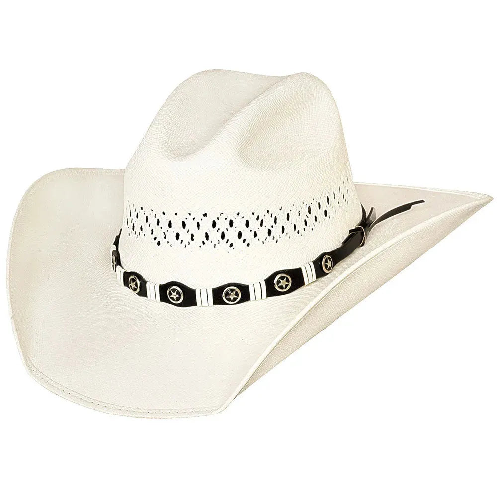 Sombrero Vaquero de Paja Bullhide Justin Moore Small Town USA - (100X)