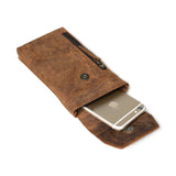 Funda de cuero premium tipo estuche