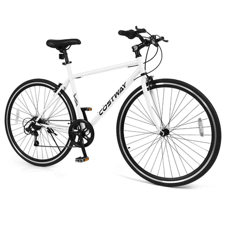 Bicicleta de montaña de 26 pulgadas, ajustable con 6 velocidades y ruedas de goma todoterreno