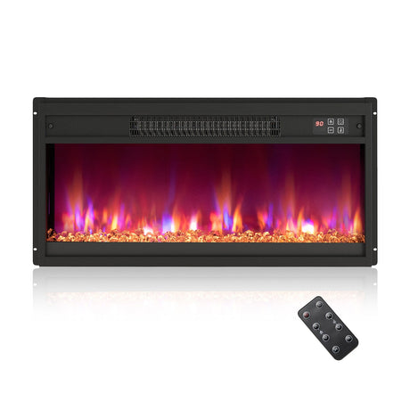 Inserto eléctrico de chimenea de 1500W de 18/23/26 pulgadas con control remoto
