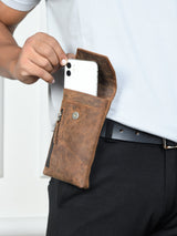 Funda de cuero premium tipo estuche