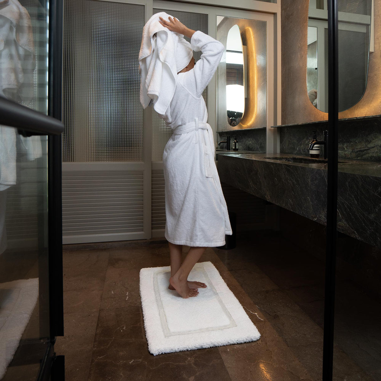 Alfombra de baño ultrasuave antideslizante