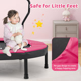 Trampolín de 40 pulgadas para niños, trampolín de fitness para interiores y exteriores