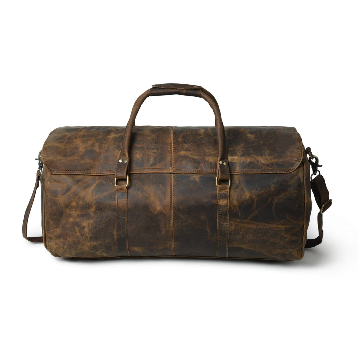 El Bolton Flap Duffel - Marrón Oscuro