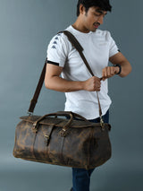 El Bolton Flap Duffel - Marrón Oscuro