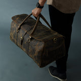 El Bolton Flap Duffel - Marrón Oscuro