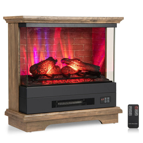 Chimenea independiente de 27 pulgadas con control remoto