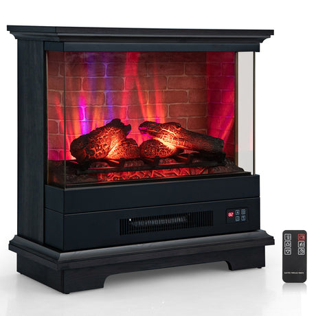 Chimenea independiente de 27 pulgadas con control remoto