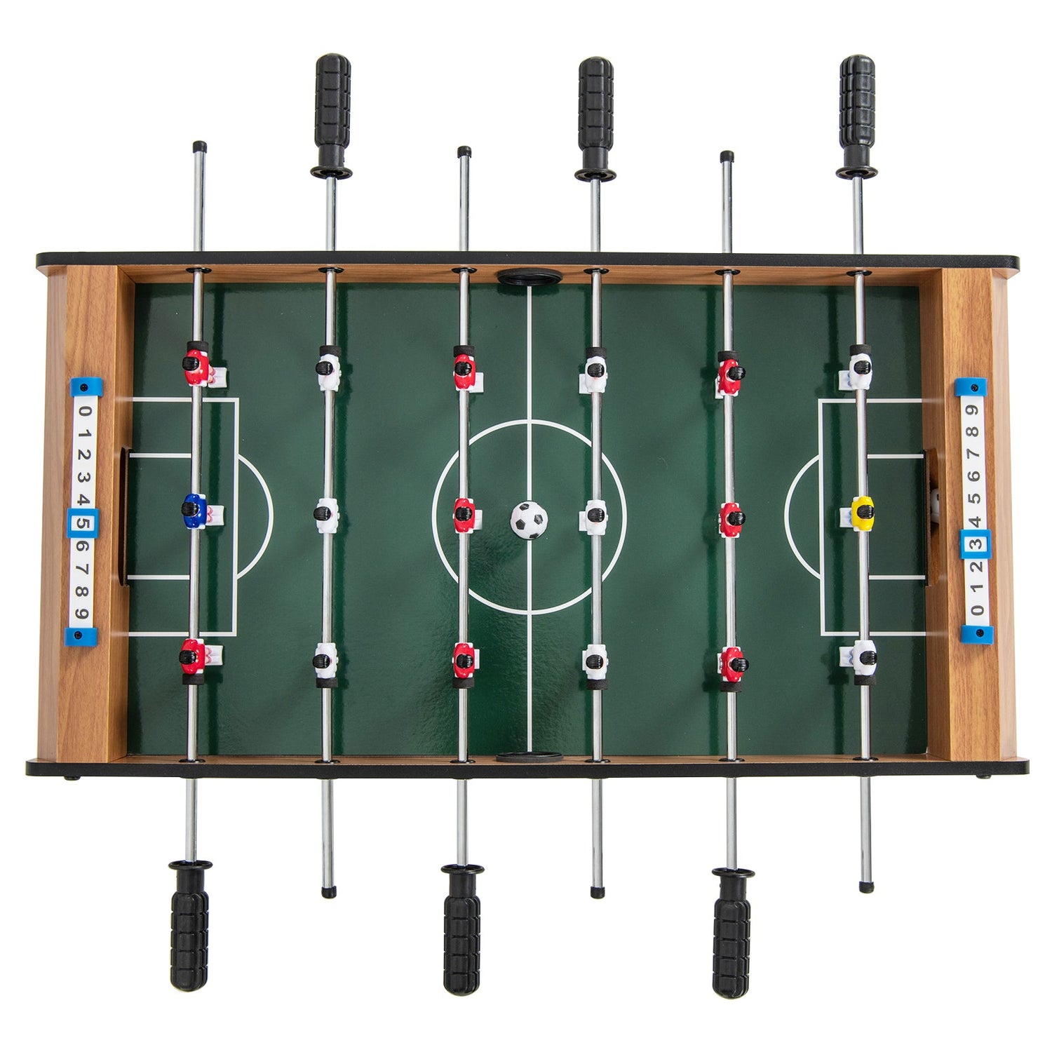 Mesa de futbolín de 27 pulgadas, mini juego de fútbol de mesa