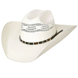 Sombrero vaquero de paja Bullhide Go-Round (20X)