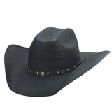 Sombrero vaquero de paja Bullhide Go-Round (20X)