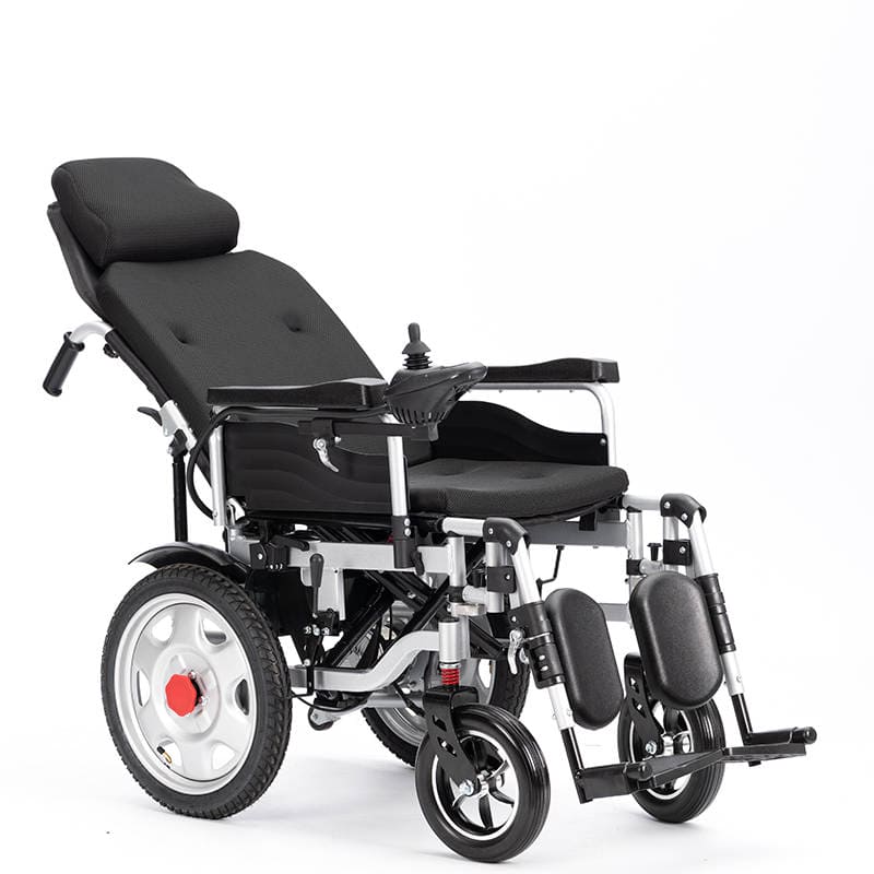 Silla de ruedas eléctrica con asiento de 18 pulgadas de ancho